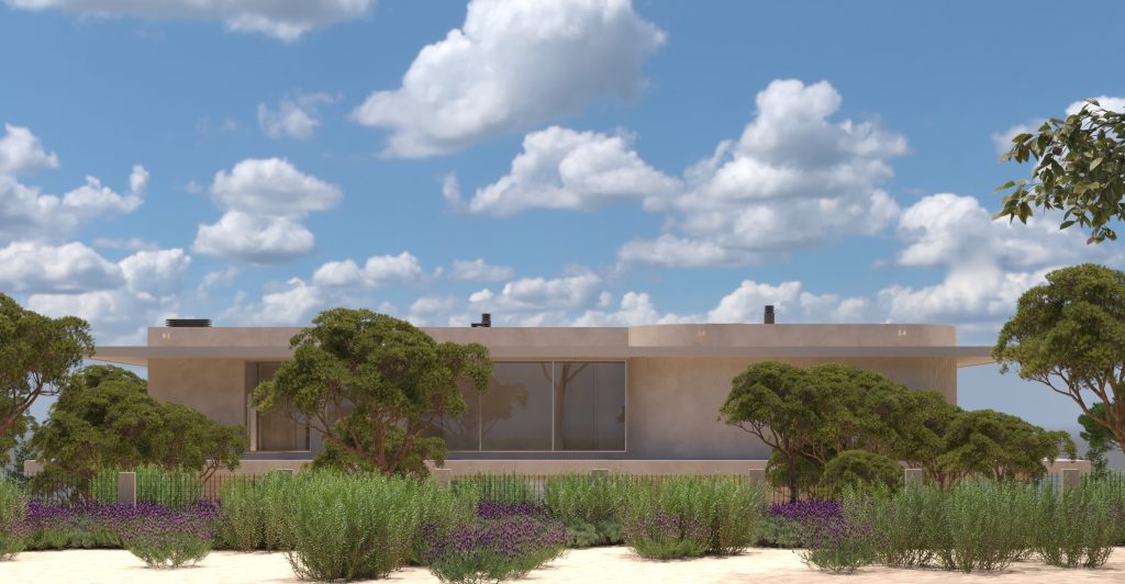 SAB359-3D-XREF_V1_Perspective_07-02-2025_View02 Luxury contemporary villa in Pinheirinho Comporta by Sabrab Architecture